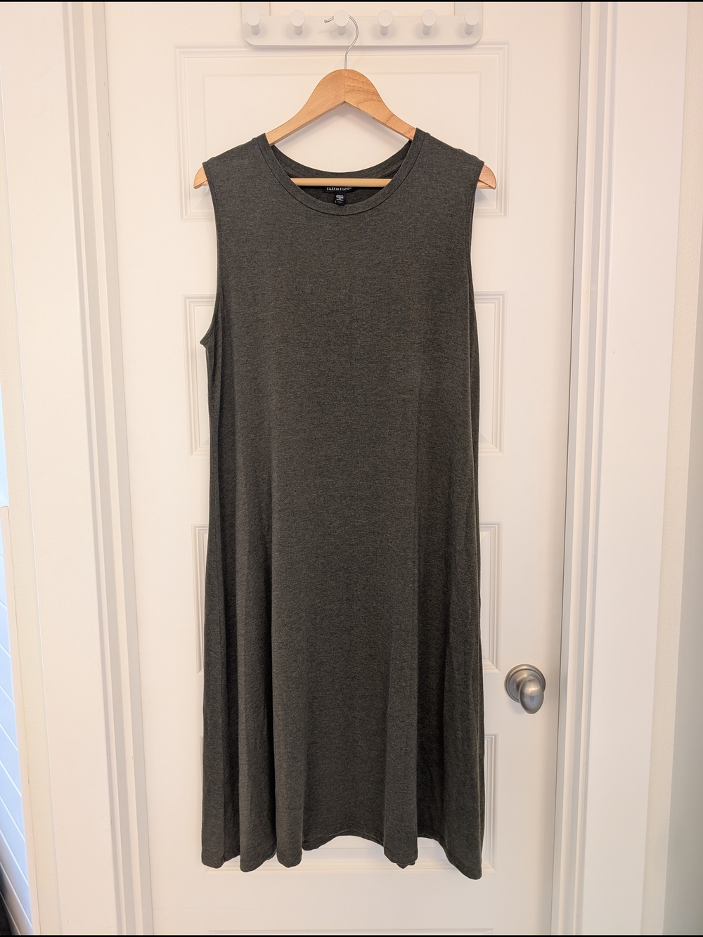 Eileen Fisher Sleeveless Midi Shift Dress